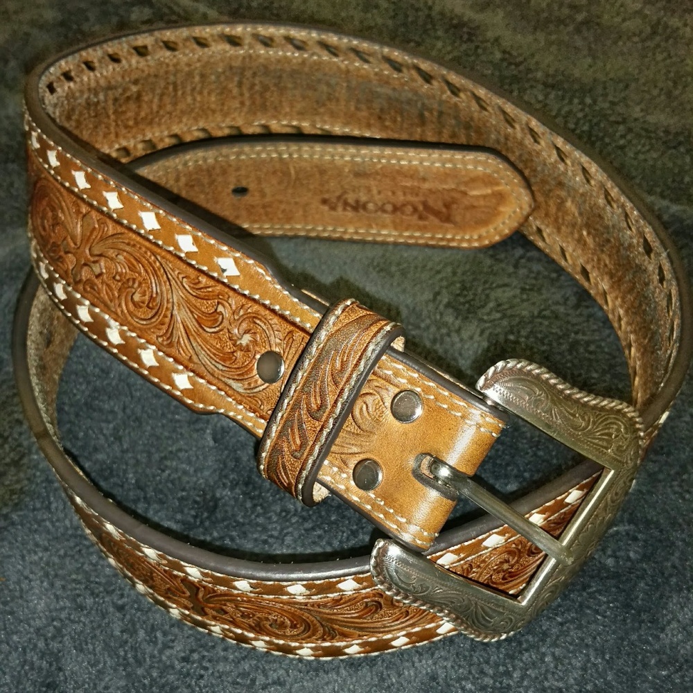 Nacona Leather Belt size 32